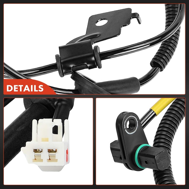 Frankberg 2x ABS Sensor 2-polig Hinten Links Rechts Kompatibel mit