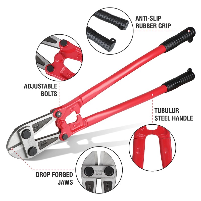 Olympia Tools 24" Bolt Cutter with Drop Forged Alloy Steel
