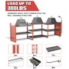 Kweetle Heavy-Duty 48" Wall Mount Power Tool Organizer with Charging