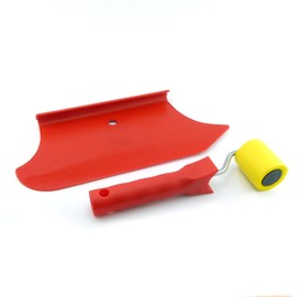 Schwan Wallpaper Squeegee / Wallpaper Spatula + Rubber Pressure Roller 28 cm