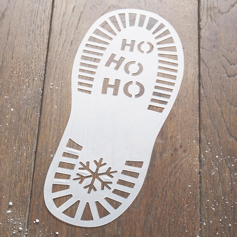 Ginger Ray Santa Footprint Stencil