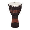 Toca 10" Street Series Carved Djembe, Brown/Black