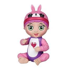 BANDAI 82786 Tiny Toes Talking Doll Tess Pink