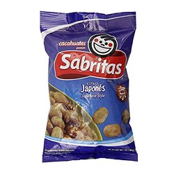 Sabritas Japanese Style Peanuts 7oz Bag (Pack of 2)