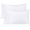 BEDSUM Microfiber Queen Pillowcases Set of 2, Soft Wrinkle Resistant