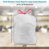 Staples Perk Kitchen Trash Bags, 13 Gallon Garbage Can Liners,