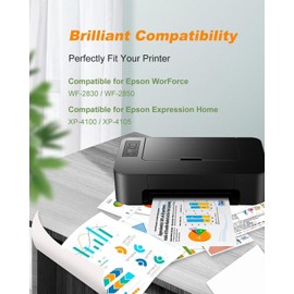 MILEKO MILEKO 212XL Remanufactured Ink Cartridges Replacement for Epson 212 XL T212 Work for Epson Workforce WF-2850 WF-2830 Expression Home XP-4100 XP-4105 Printer (2 Black, Cyan, Yellow, Magenta, 5-Pack)