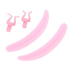1 Pair Eyelash Extension Separator Tool with Silicone Base and Legs for Grafting, Convenient and Efficient, Washable and Reusable (Rose Red)