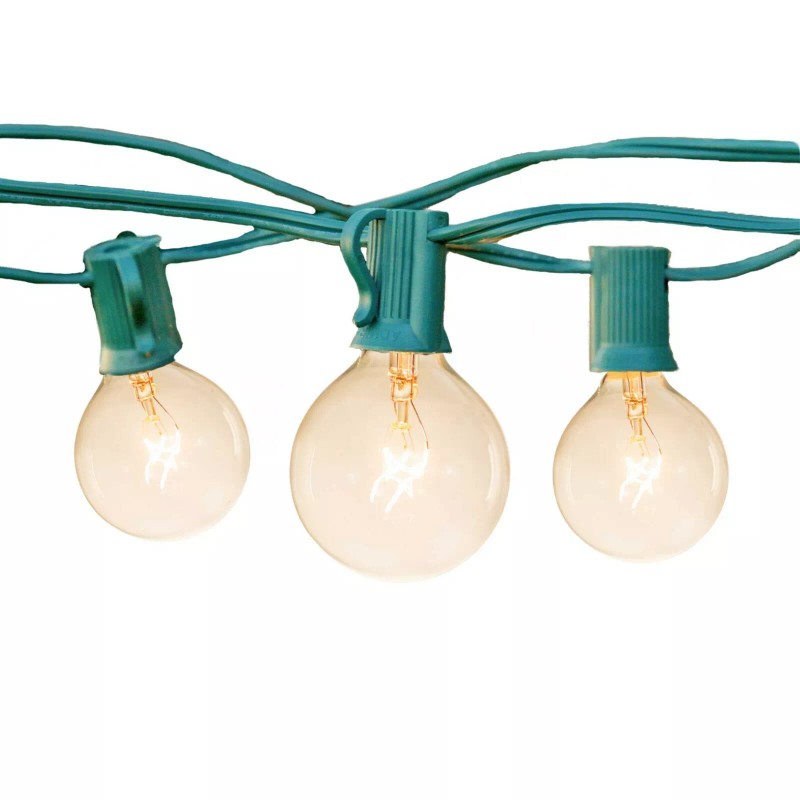 Lee Display G50 Globe Patio Light Bulbs Box of 25