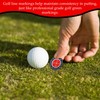 1 PCS Golf Ball Markers Reader，Golf Marker with Bubble Level,Golf