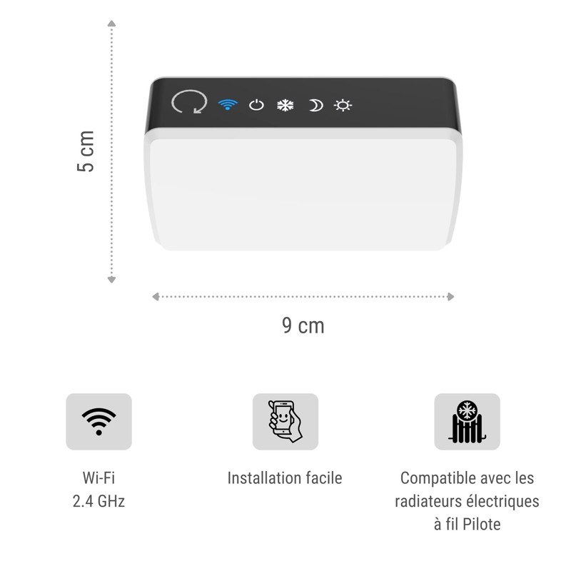 Konyks eCosy 2 Pack Connected Controllers for Electric Radiators Compatible