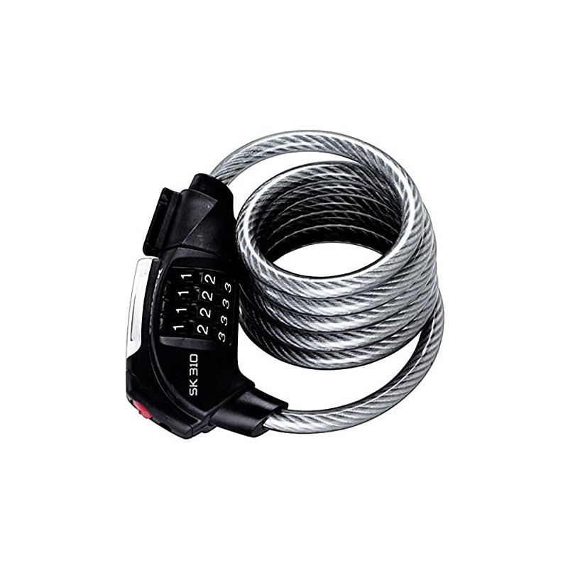 Trelock SK 310 Spiral Cable Lock LED Length 1500 mm
