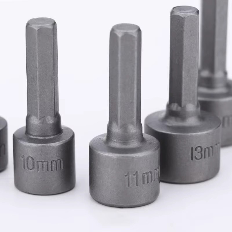 9-Piece Metric Nut Driver Bit Set for Hex Nuts and