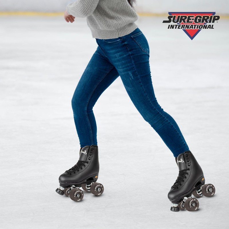 Sure-Grip All American Plus Indoor Black Wheels - Made of