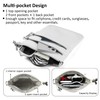 befen Leather Crossbody Purse for Women Lightweight White Crossbody Bag