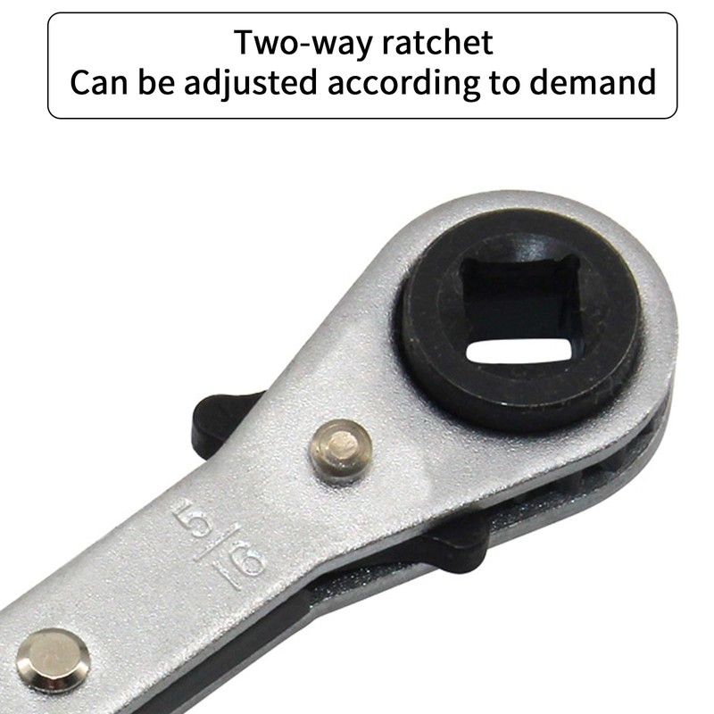 Xiciki Ratchet Spanner, Quad Spanner, Refrigeration Tools, HVAC Service Wrench