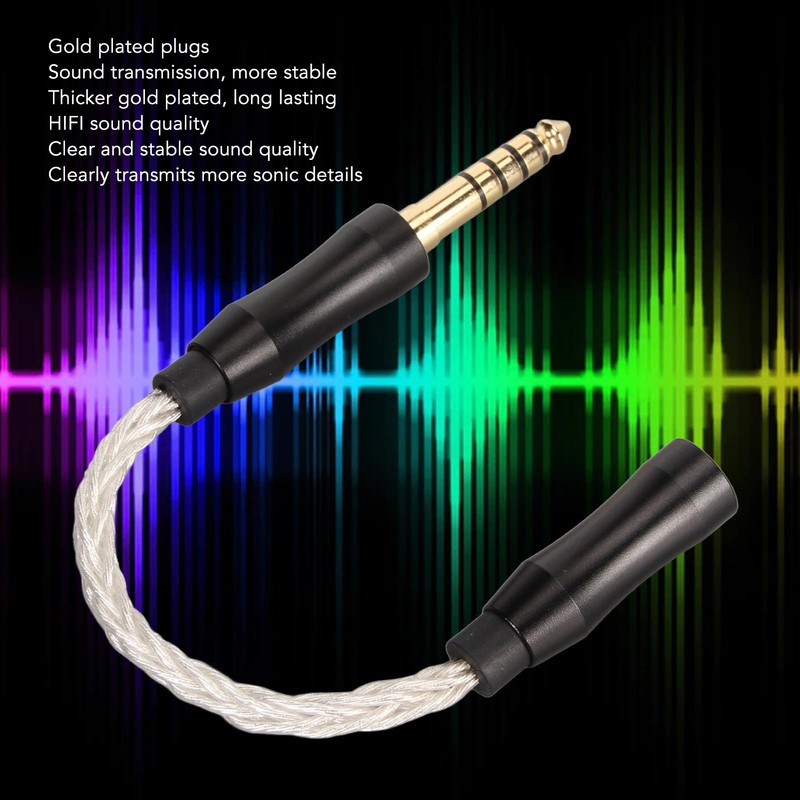 3.5mm to 4.4mm Headphone Adapter Cable Gold Plated 3.5mm Stereo