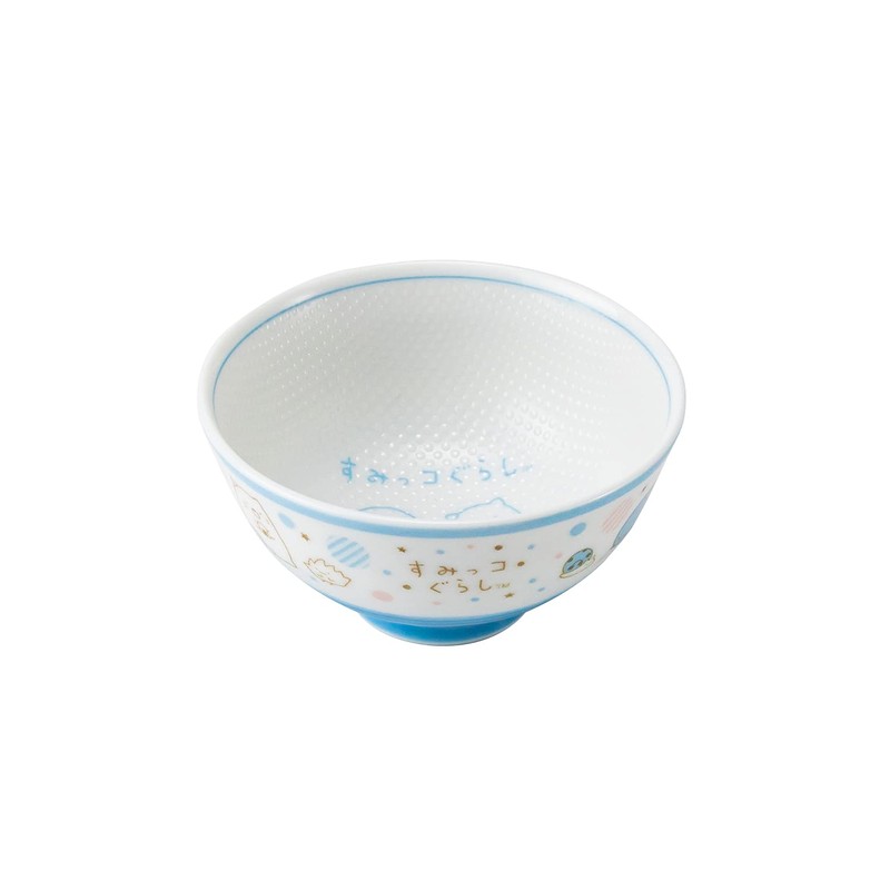 Asahi Koyo SG21-01 Sumikko Gurashi Rice Bowl, Dot, Light Blue,