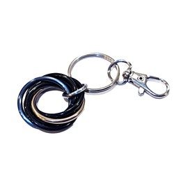 Mobii Fidget Keychain: Discreet Clipable Latch, Stress, Anxiety, Fidget Keychain (Eclipse)
