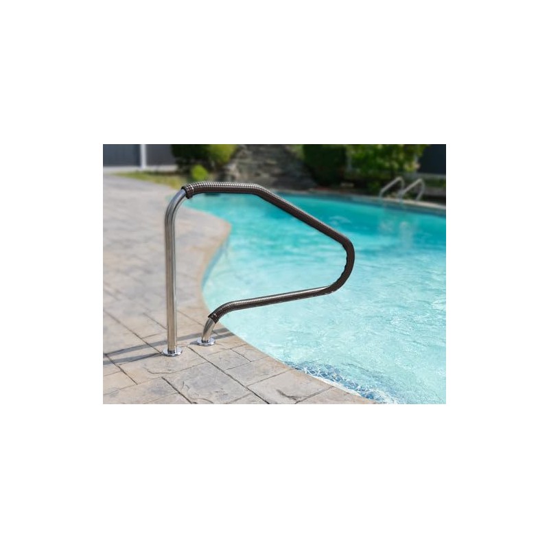 Rail Runners Pool Handrail Covers with Zippers | 8 ft