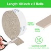 PremiFix Felt Strips with Adhesive Backing, 2 Rolls 1x60 Inches