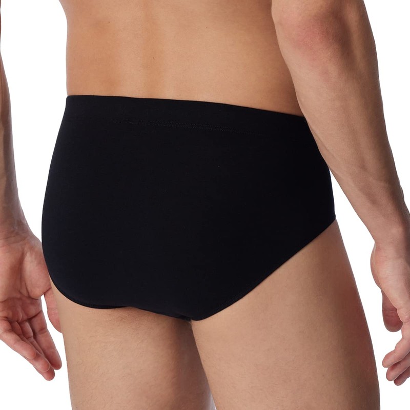 Schiesser Men's Briefs, Black_179572