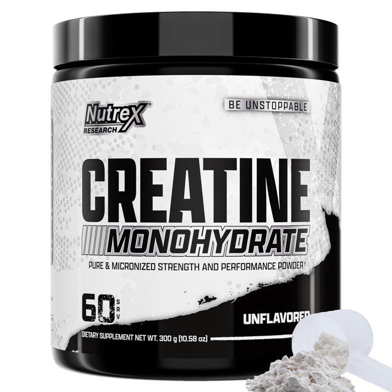 Nutrex Research Creatine Monohydrate Powder 60 Servings | Unflavored 5G