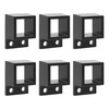 Plum Fittings Aluminum Fence Standard Wall Mount 1" x 1