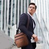 COSCOOA Shoulder Bag for Men Leather Man Purse Crossbody for