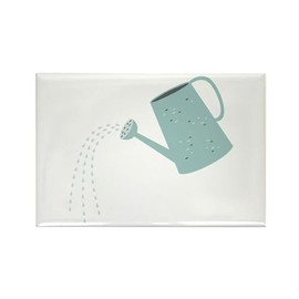 CafePress Watering Can Magnets Rectangle Magnet, 3"x2" Refrigerator Magnet