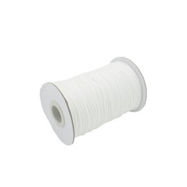 INFISELECT 1mm 150 Yards White Nylon Cord for Blinds, Wind Chimes & DIY Crafts - Durable Braided Lift Shade Cord, UV Resistant for Gardening, Jewelry Making & Home Projects