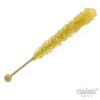 Gold Rock Candy on a Stick - Pack of 24