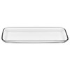 Barski Glass Rectangular Tray - Serving Tray- Platter - Classic
