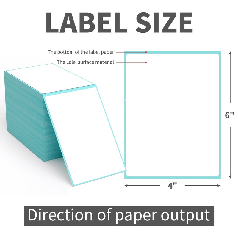 9527 Product Fanfold 4 x 6 Direct Thermal Labels with