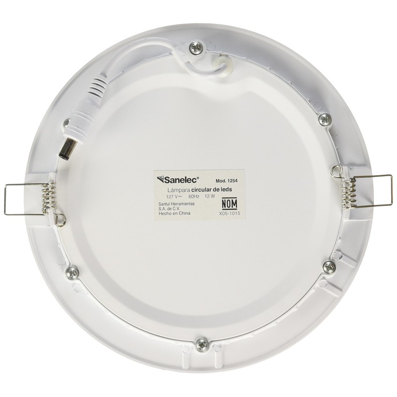 SANELEC, Panel de LEDS, Lámpara de Techo Empotrable, 12 W,