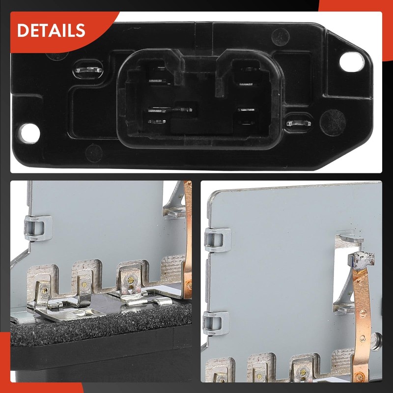 A-Premium HVAC Blower Motor Resistor with Wire Harness Kit Compatible