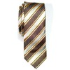 Premium Skinny Woven Tie Preppy Striped 5 cm – Various