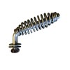 45 Degree Spring Handle with 1/2 inch Rod for BBQ