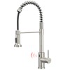 Smart Motion Sensor Touchless Kitchen Faucet, Hands-Free Automatic Pull-Out Sprayer