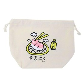 Oeki-san Series Drawstring Bag with Gusset/Yakini-san