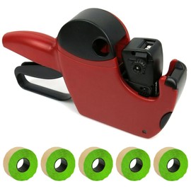 Jolly C6 Price Gun 6 Digit Set Offer, Easy Label Change, Our Recommendation, Includes 5 Label Rolls as Desired PB-Onlinehandel