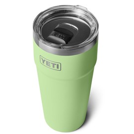 YETI Rambler Cup, Vacuum Insulated Stainless Steel Stackable Cup with Magslider Lid, Key Lime, 30 oz (887 ml)