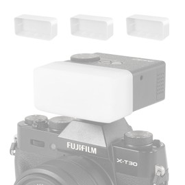 3Pack Flash Diffusers for Godox im30 Flash Only Compatible with Godox im30 (3-White)