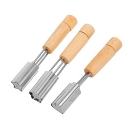 ABOOFAN 1 Set Flower Shaped Cupcake Corer Set Cookie Cutter Tools for Cupcake Filling Heart Star Designs Stainless Steel for Baking Creative Treats