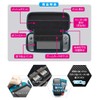 ALG-NSEVRD Switch/OLED EVA Pouch for Switch/Organic EL, Carbon Style, Black