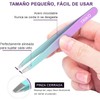 Triko Set 7 Pinzas para Cejas, Kit Profesional Acero Inoxidable,
