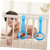 Totority 4pcs Crib Pull Rings with Smooth Rounded Edges for