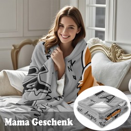 Vegas Mum Gift, Birthday Gift for Mum, Gifts for Mum, Gift Mum Birthday, Mother Gift, Special Gifts Mum, Sloth Mum Blanket 150 x 130 cm