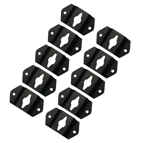 OSALADI 10pcs Iron Speaker Hanger Bracket Hanging Speaker Hook for