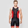 ZONE3 Men's Aquaflo Plus Trisuit, Black, S